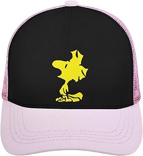 スヌーピー ウッドストック メッシュキャップ メンズ キャップ 帽子 野球帽 スポーツ帽子 軽量 UVカット通気性 おしゃれ 日焼け防止 58-64cm 調節可能 アウトドア 釣り スポーツ 男女兼用