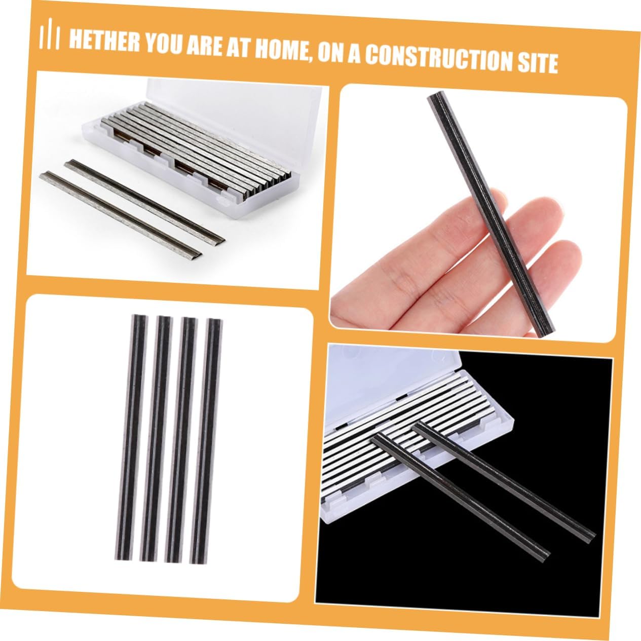 Mipcase 4sets Softwood Blades Reusable Alloy Planer Parts for Precise Cutting and Efficient Woodworking Tasks