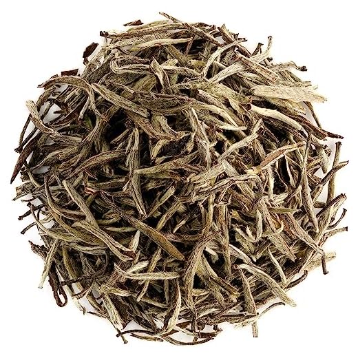 Silver Needle Weißer Tee - Weisser Silbernadel Tee China - Chinese Bai Hao Yin Zhen - Baihao Yinzhen Weißer Tee Blüte Silbernadeltee Weiser Tee Silvestee Bai Hao Yinzhen Weisser Tee Yin Zhen 40G