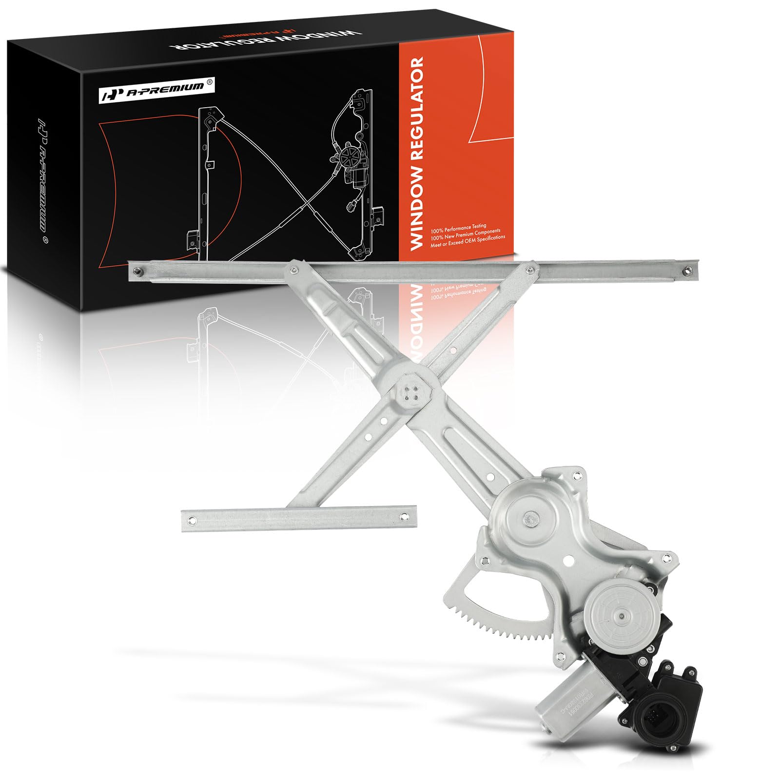 A-Premium Electric Power Window Regulator with Motor Compatible with Lexus ES350 2007-2012 Sedan Front Right Passenger Side