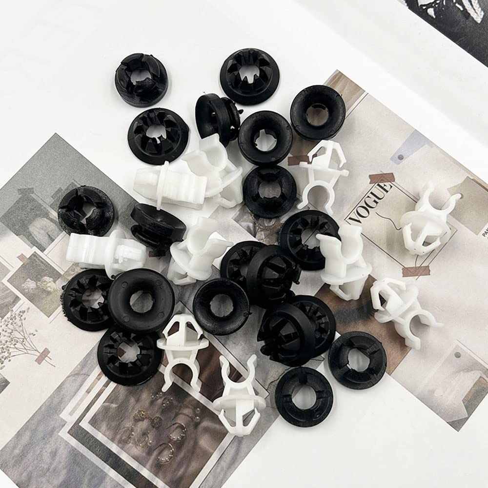 100 pz plastica Auto universale guarnizione clip di fissaggio Auto finestra porta guarnizione striscia di fissaggio rivetto per Audi Mazda Hyundai  34
