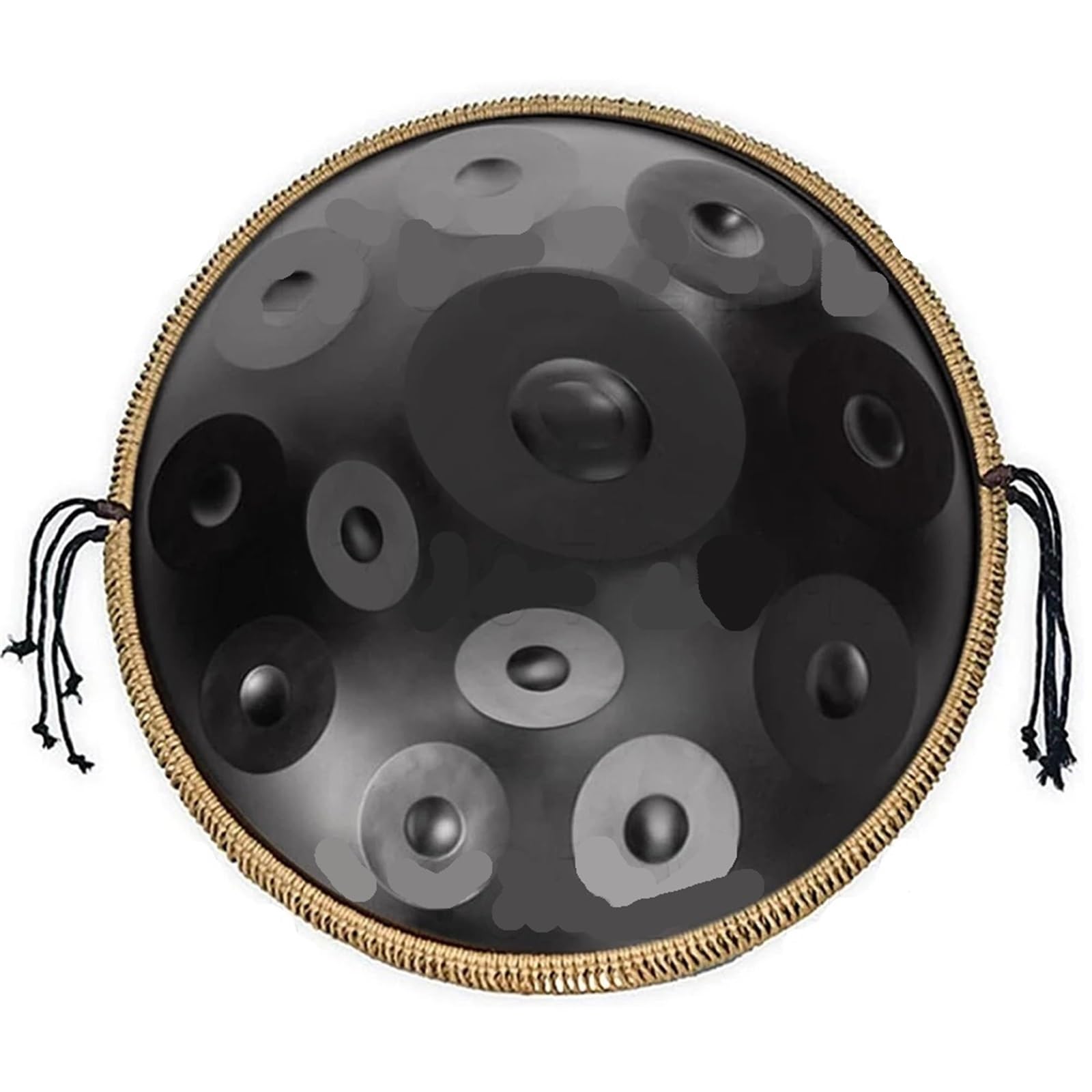 Bębny Hand Pan dla dorosłych 432Hz/440Hz Bęben Hand Pan 12 tonów 22-calowy tambor Instrument do medytacji Bęben do muzyki jogi Początkujący Bęben stalowy Tongue (12 nut 440Hz)