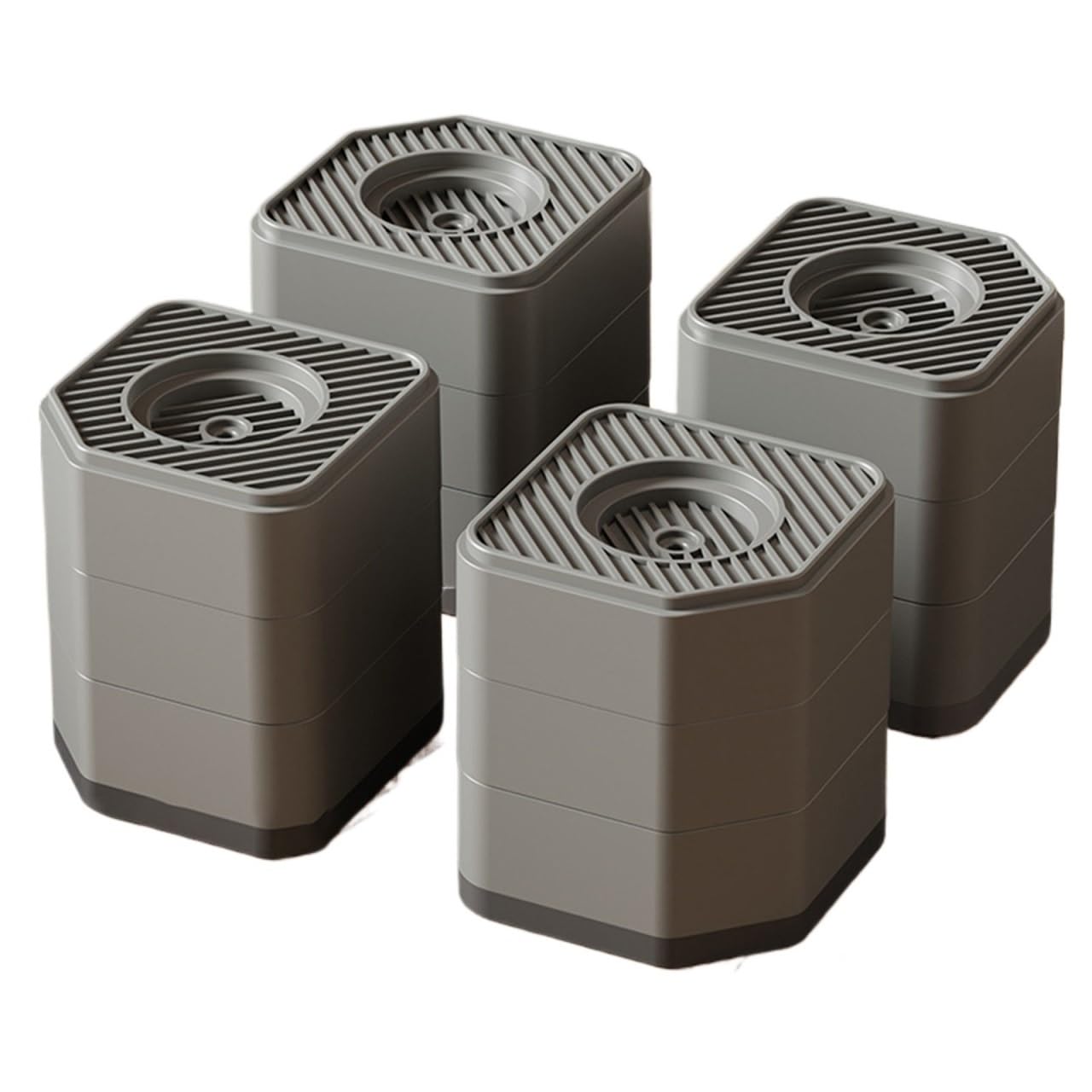Base Lavadora Antivibración Almohadillas antivibración for lavadora, alfombrilla de goma for pies y piernas, soporte for muebles, for amortiguadores, 4 Uds(4pcs-11.5cm)
