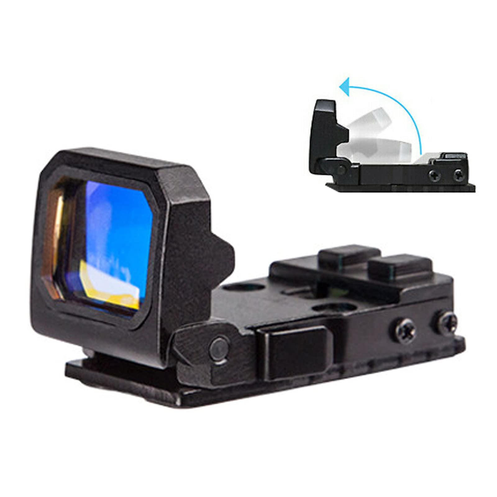Viseur reflex point rouge pour la chasse et le tir sportif sur pistolet Glock MOS