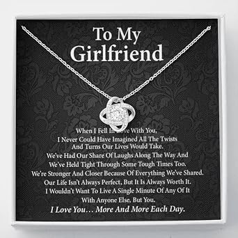 To My Girlfriend Necklace Gift from 