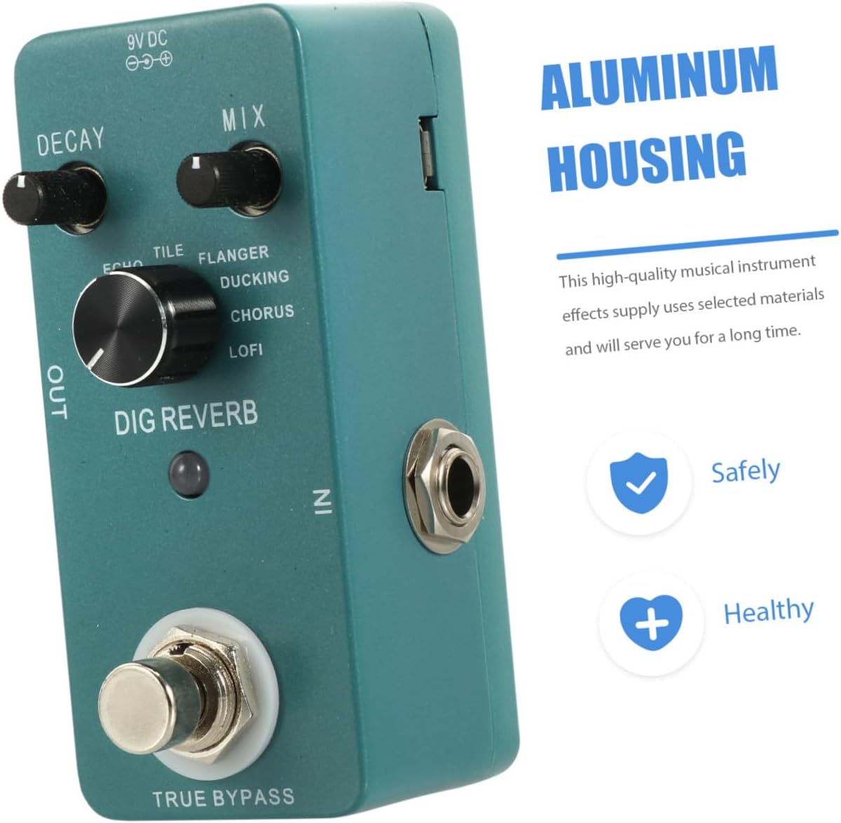 Kisangel Professional Guitar Audio Processing Effector Guitar Part Accessory Effect Processor Effects Pedal Acoustic