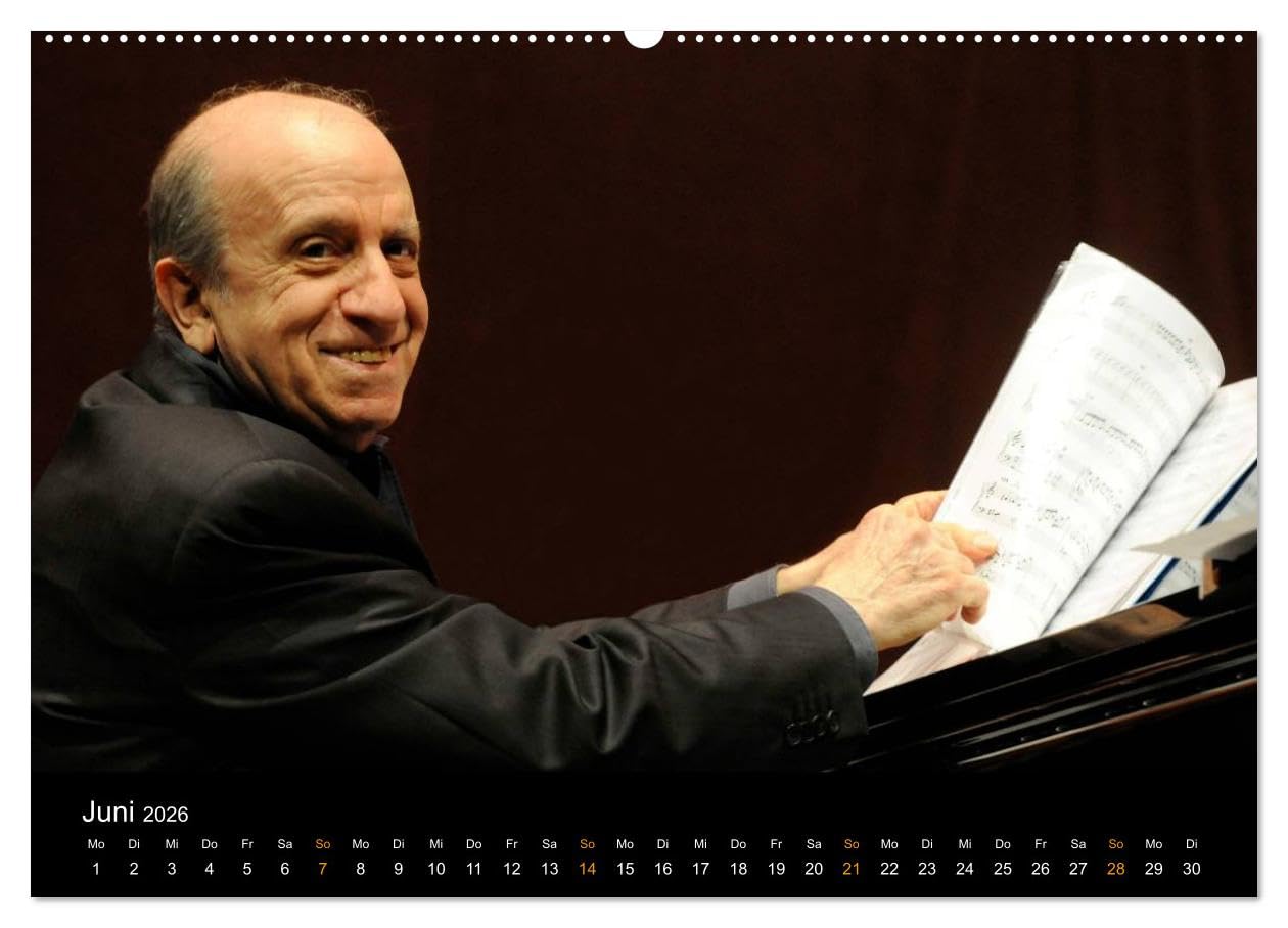 Jazz Pianisten 2026 (hochwertiger Premium Wandkalender 2026 DIN A2 quer), Kunstdruck in Hochglanz: Sensible Momentaufnahmen berühmter Tastenkünstler (CALVENDO Kunst)