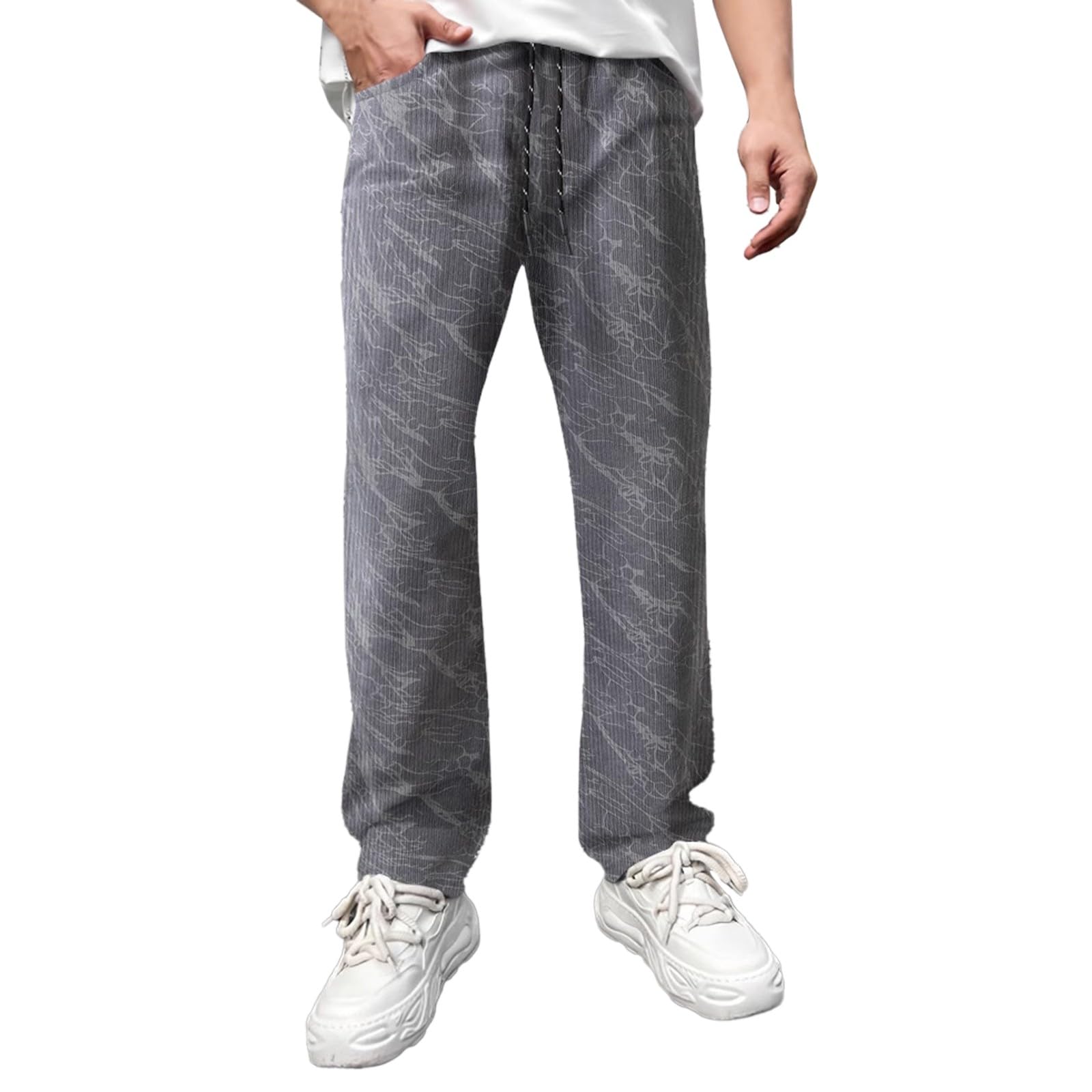 Pantalon cargo jogging hommes en coton avec 6 poches pour ne plus manquer d'espace - 6