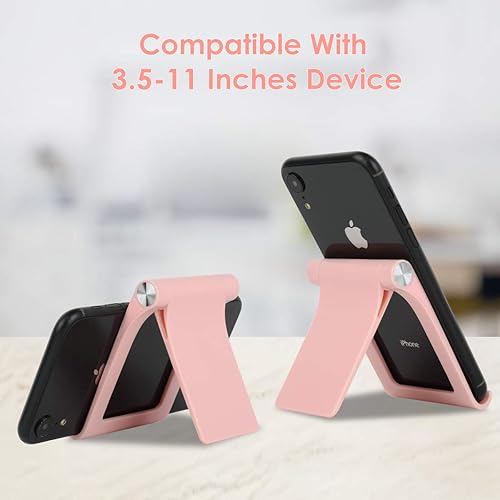 Miniatura 5 de Soporte de escritorio para teléfono celular, multiángulo, ajustable, soporte de escritorio para teléfono, soporte para tableta para iPhone 16 15 14