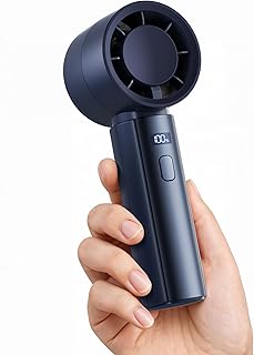 gaiatop Mini Handheld Fan Rechargeable, 1-100 High Speed Turbo Cooling, 4000mAh Battery Portable Pocket Small Hand Fan Pow…