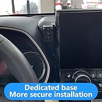 Vista 4 de Soporte de teléfono de coche para Toyota Highlander 2020 2021 2022 2023 2024 2025 y Highlander Hybrid 2020-2025 Accesorios interiores