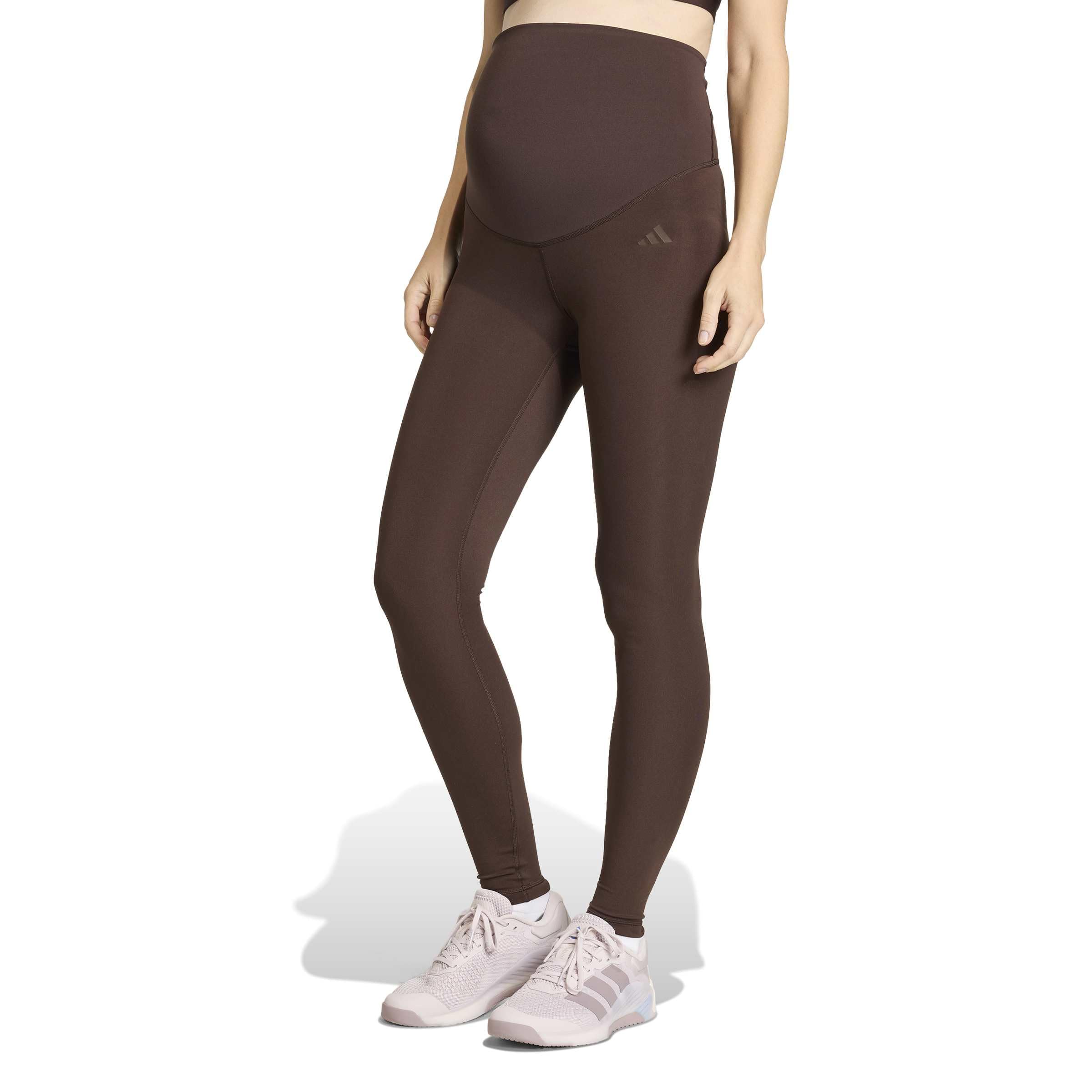 adidas Women's Mallas largas de Entrenamiento Maternidad Optime Essentials