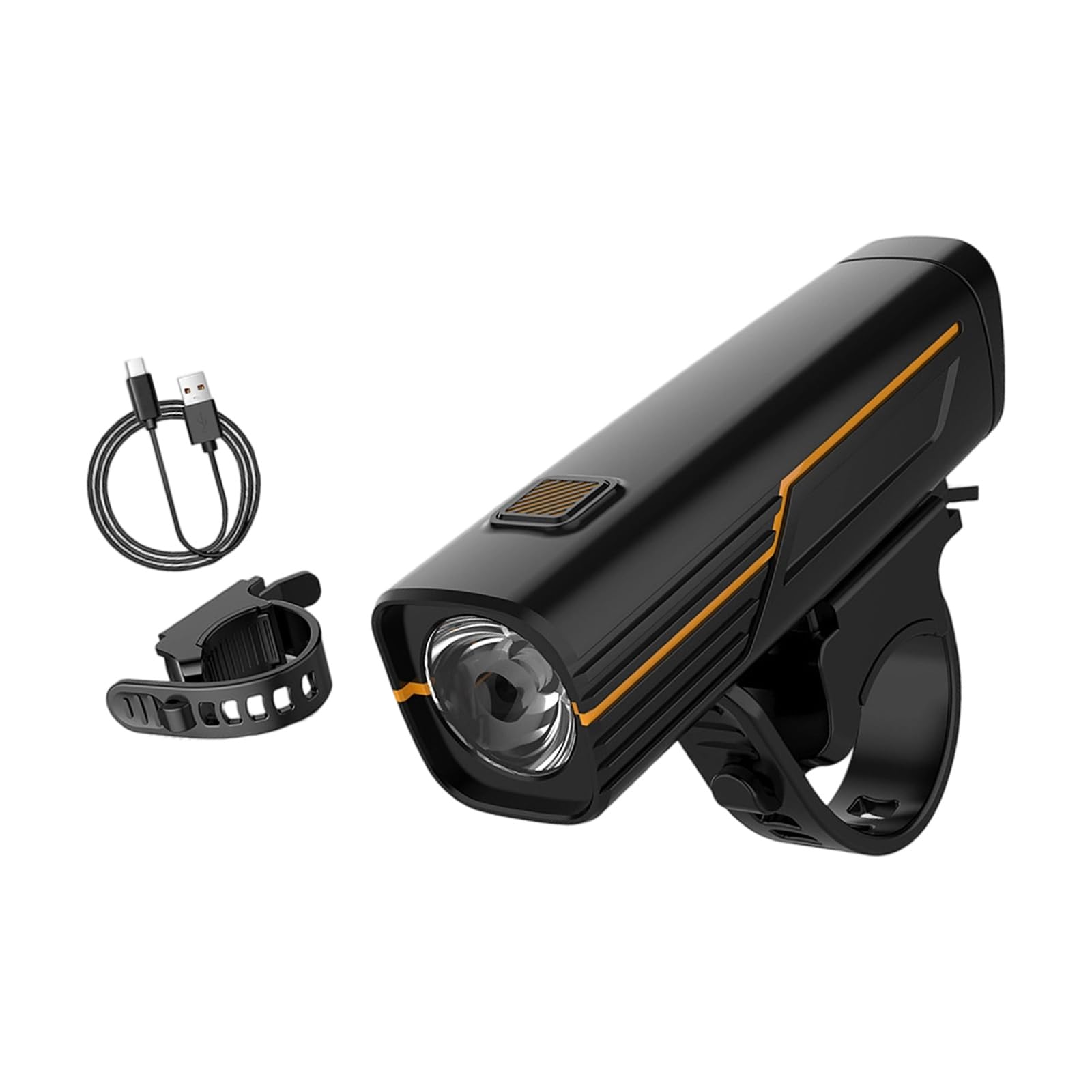 Rechargeable Bike Headlight with Intelligent Light Front Cycling Light for Night Riding Waterproof Bike Front Lamp