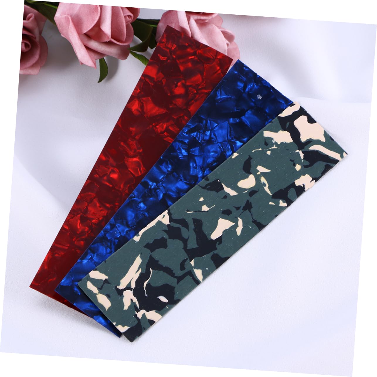 ifundom 45pezzi Strisce Fai Da Te Per Plettro Chitarra Mix Spessori Leggero Medio e Pesante e Stili Casuali Facile Da Personalizzare Materiale Resistente e Durevole