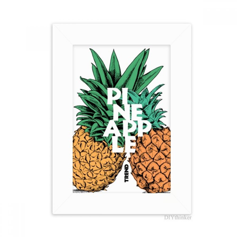 Cadre photo tropical 4x6 pouces motif ananas couple le cadeau ideal pour celebrer l'amour
