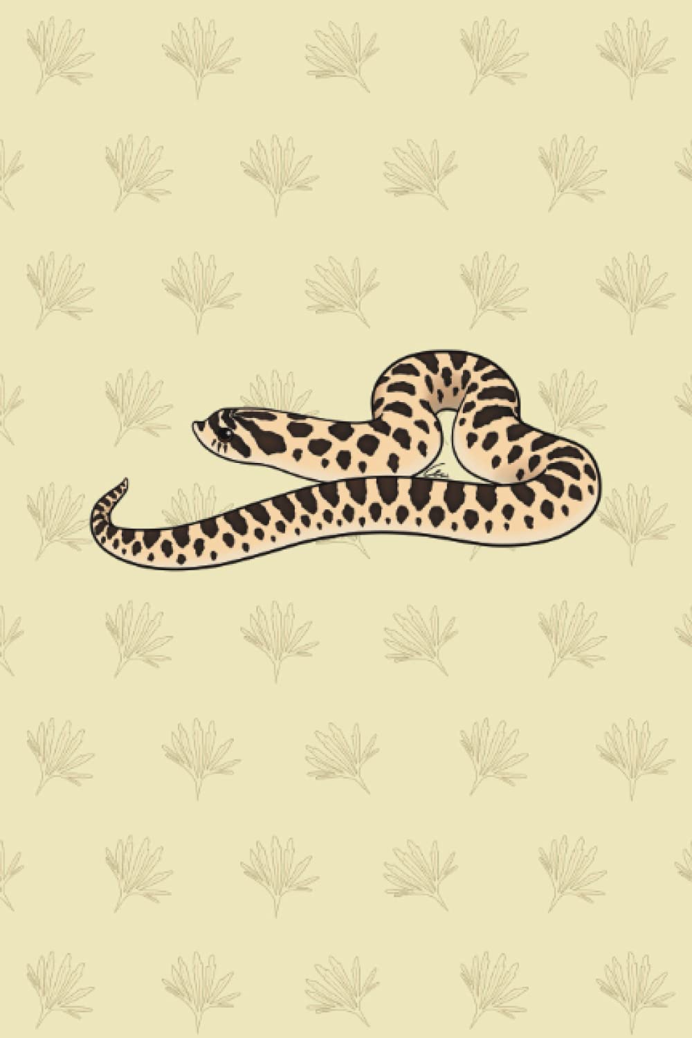 Wildtype Western Hognose Snake Notebook 6" x 9" - 120 College-Ruled Pages / 60 Sheets - The Perfect Gift For Any Snake Owner / Reptile Lover