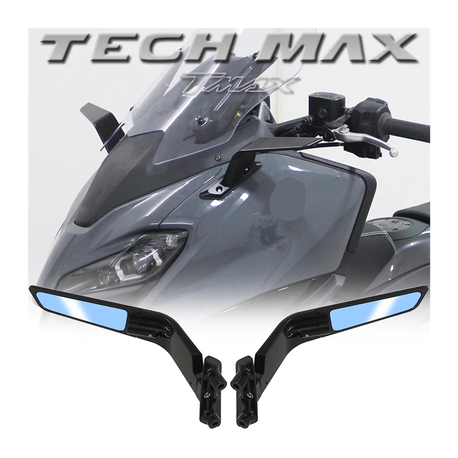 Espejo retrovisor Ajustable for Motocicleta TMAX 560 2022 2023 2024 2025 TMAX560, Compatible con Accesorios de Espejo retrovisor.