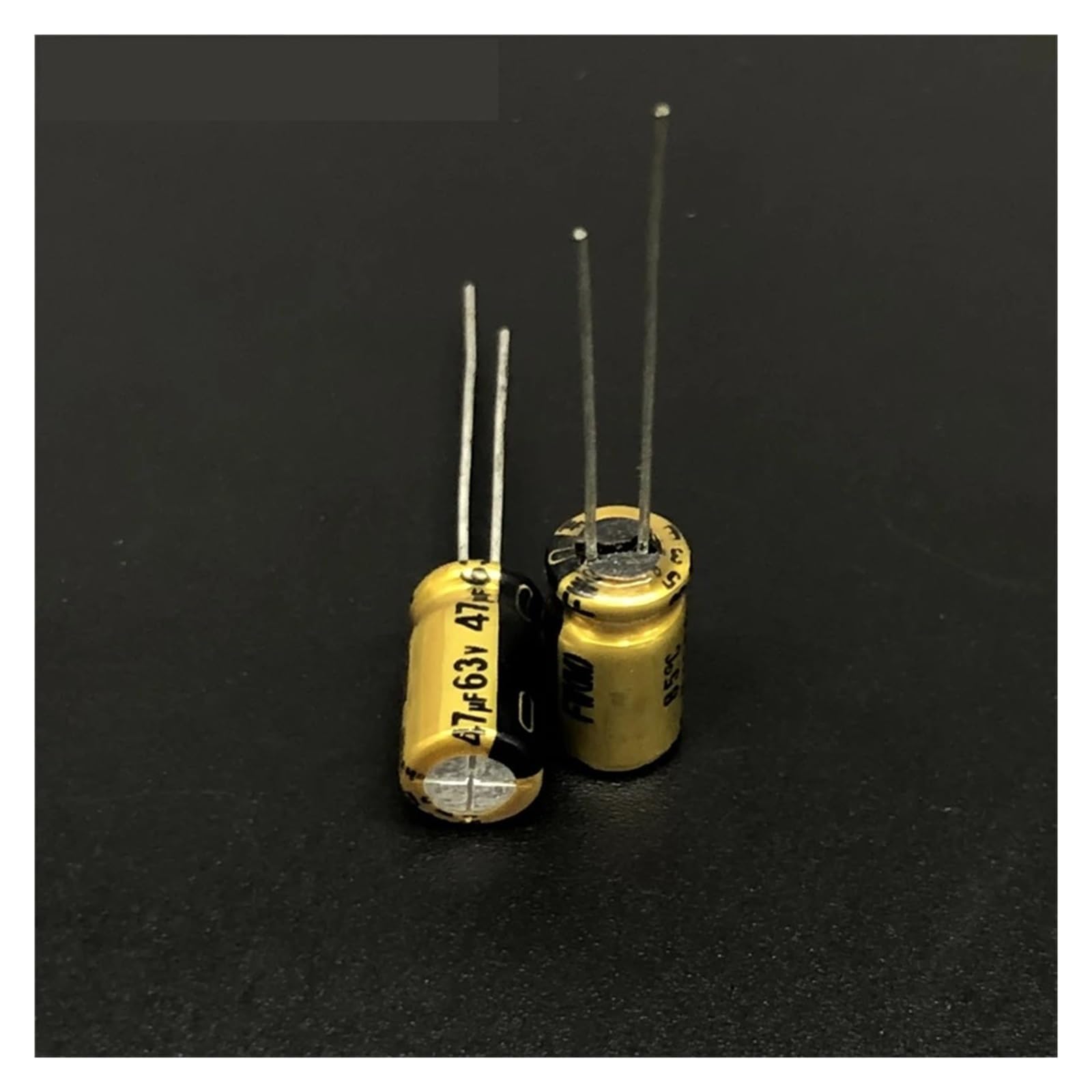 Condensador 47uF 63V para reparar electrodomésticos del hogar con este lote de aluminio de 10pcs 3