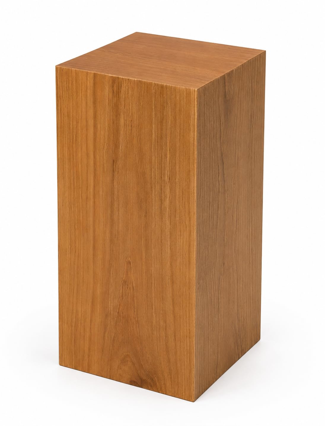 Pedestal madera. Acabado Roble claro mate. Varias medidas. (20*20*40 cms)