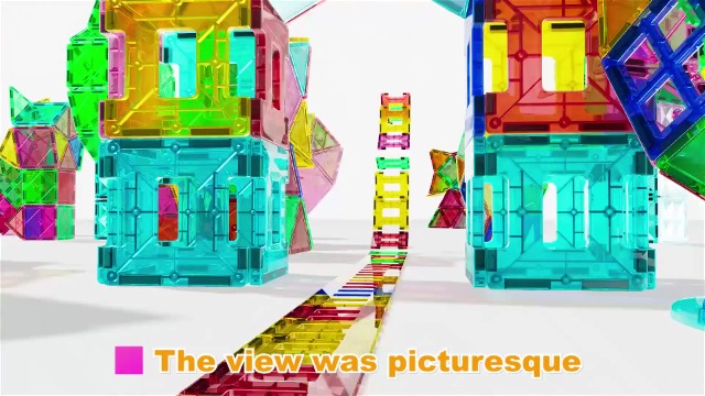 Mag-Genius Piastrelle Magnetiche Da Costruzione 60 Pezzi – Blocchi 3D Colorati Per Bambini 3+ Anni – Giocattolo Educativo