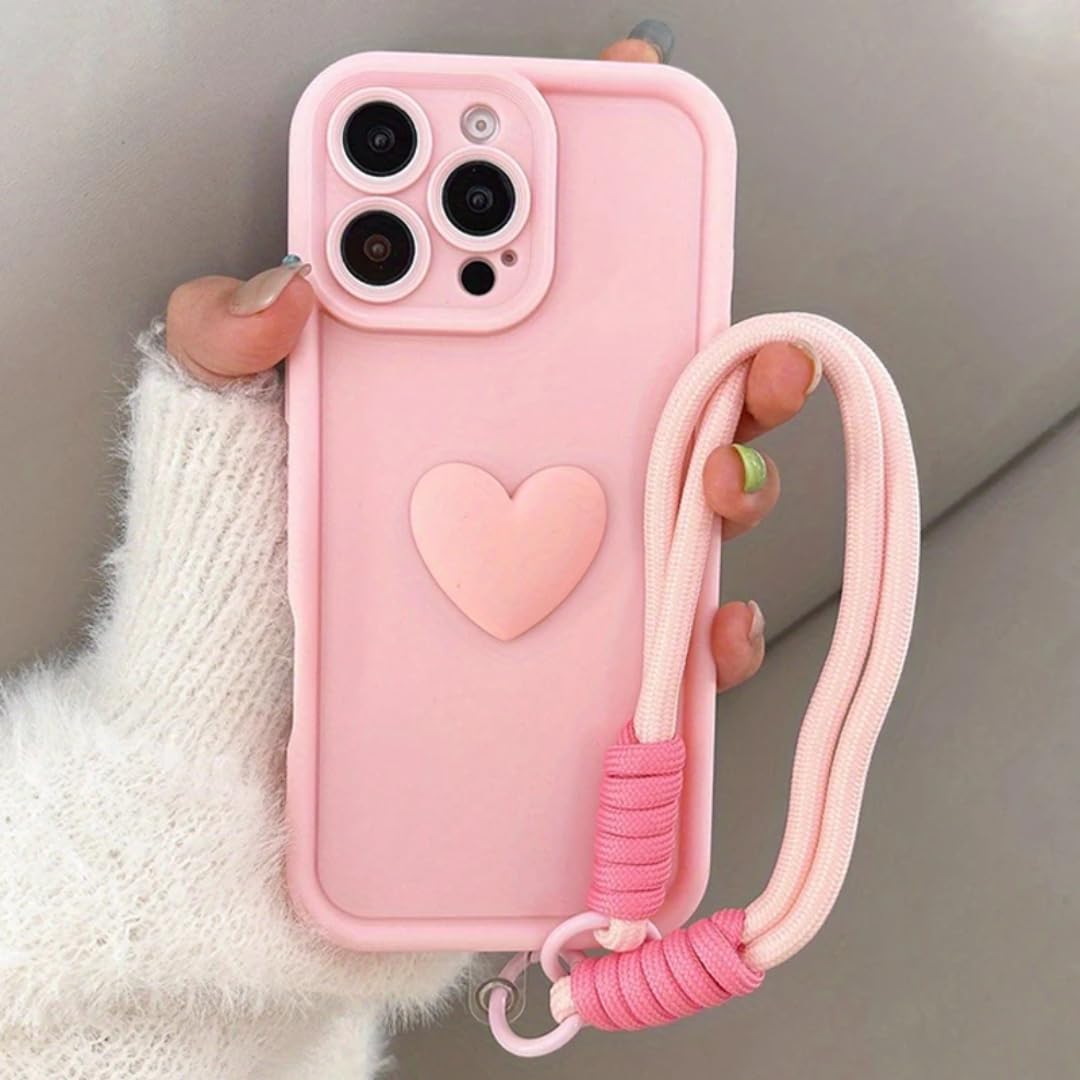 Coque silicone avec cordon pour iPhone 13 et tous modèles