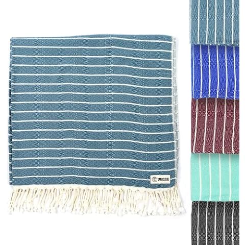 Sand Cloud Turkish Beach Towel - Oversized, Fast-Drying, and Versatile Cover
