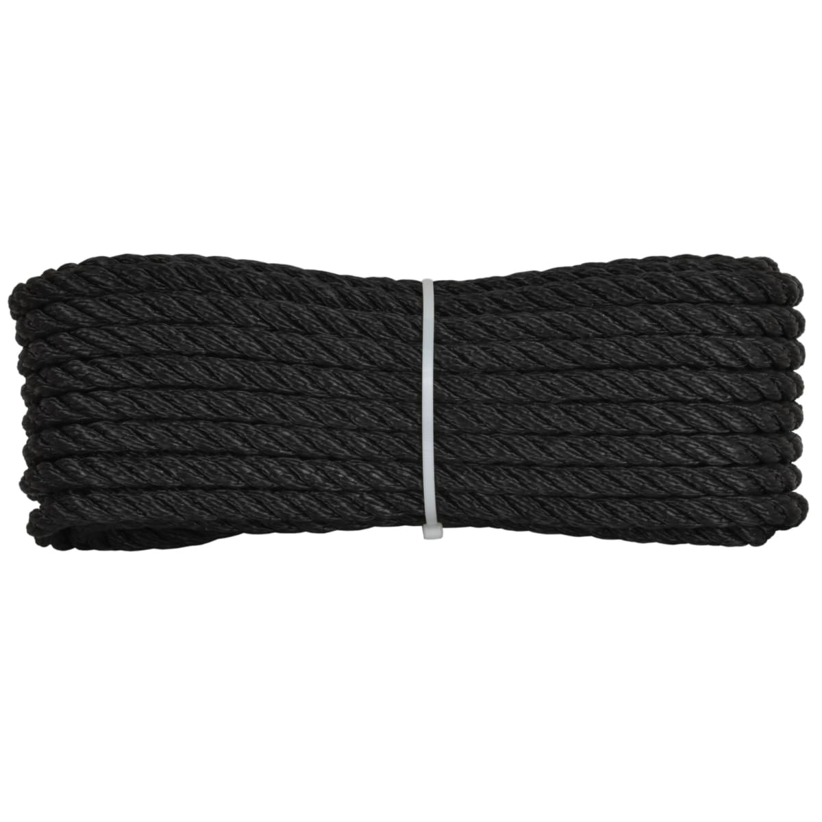 Corderie Italiane 006004233, Gherlino cima per ormeggio, diametro 12 mm, 10 mt, nero