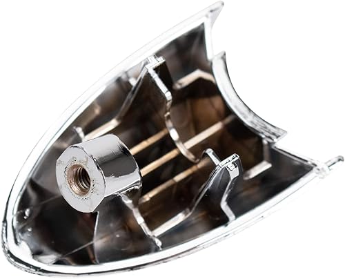 Miniatura 422 de TRQ Manija de la puerta exterior trasera izquierda del lado del conductor negra compatible con Honda Civic 2001-2005