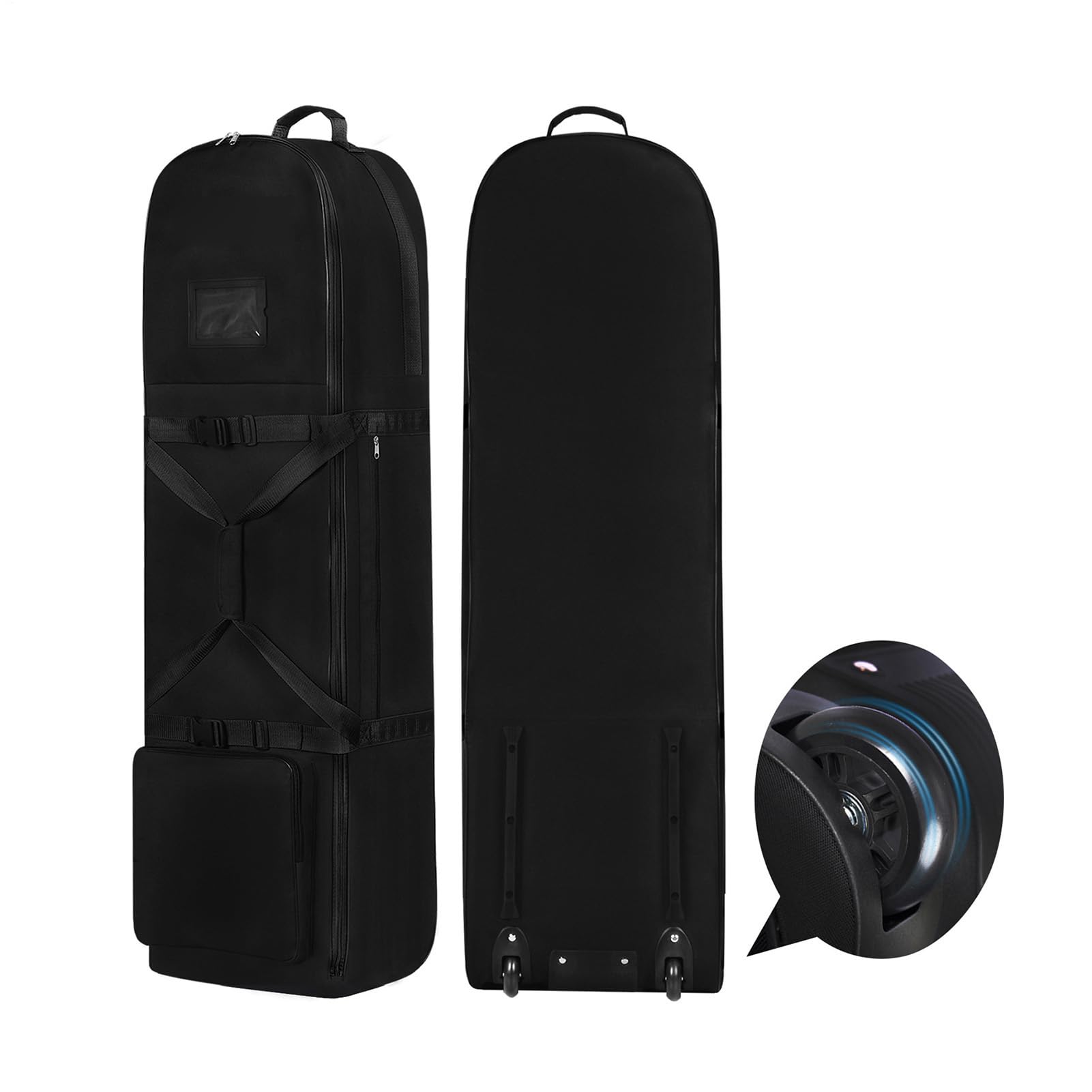 Borsa Da Golf Da Viaggio | Organizzatore Da Viaggio Aereo Con Ruote,Borsa Impermeabile Pieghevole Per Golf Club E Attrezzature Sportive