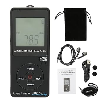 【エアバンド対応】カーアンテナ付き 広帯域受信機 新品 航空無線 FMラジオ Amazon.co.jp: ZHIWHIS BCLラジオSSB高性能マルチバンド AM FM