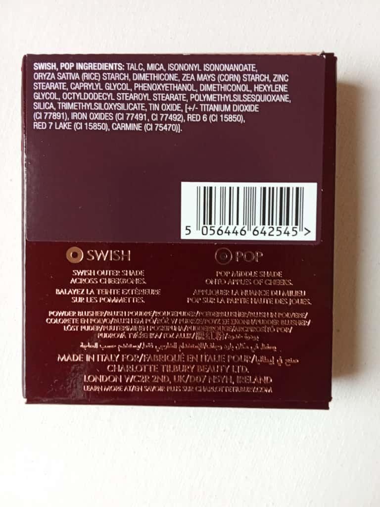 Charlotte Tilbury ORIGINAL | Cheek to Chic Swish & Pop Blusher | by CHARLOTTE TILBURY (ECSTASY, 8.00 g (Paquete de 1))