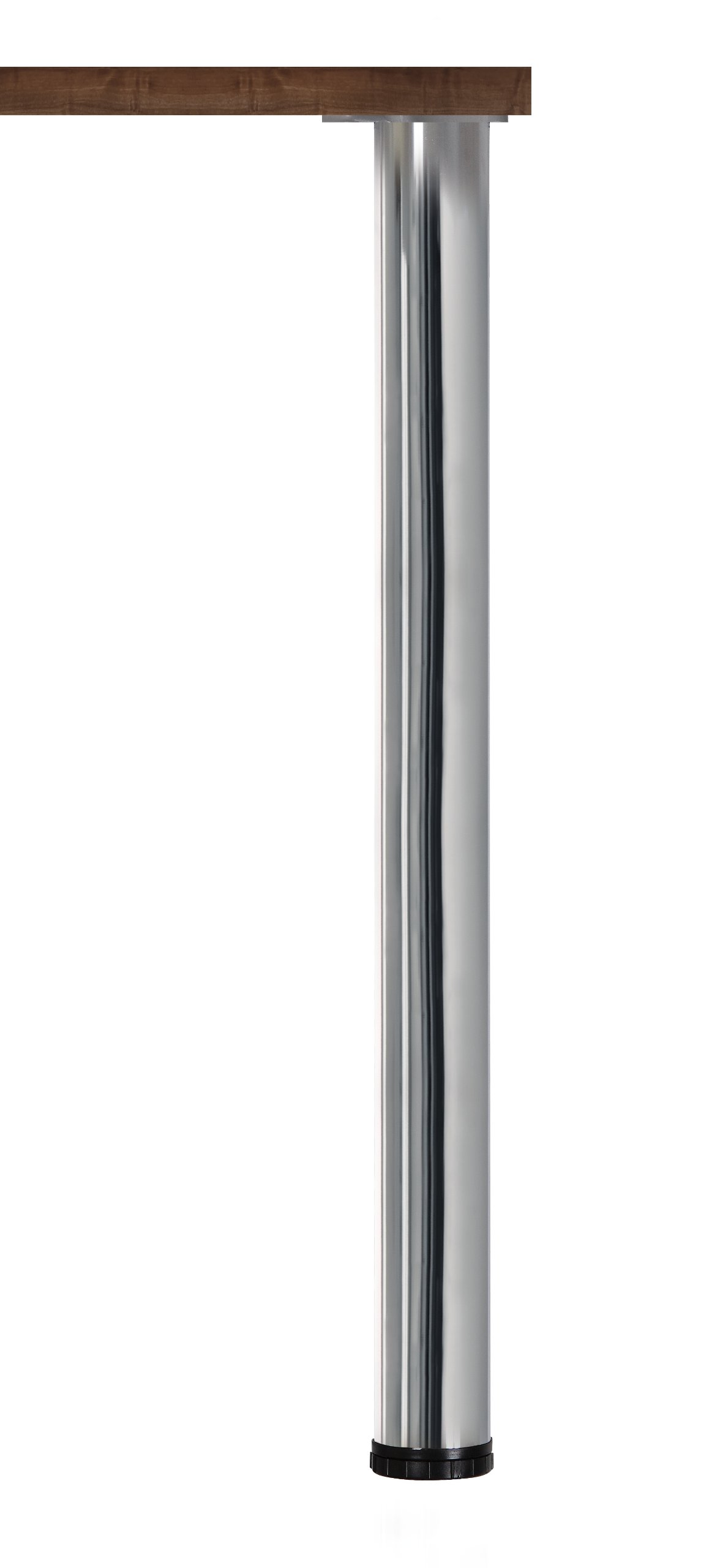 durante® TFD23 Tischbeine höhenverstellbar Chrom 4er Set H 710 mm