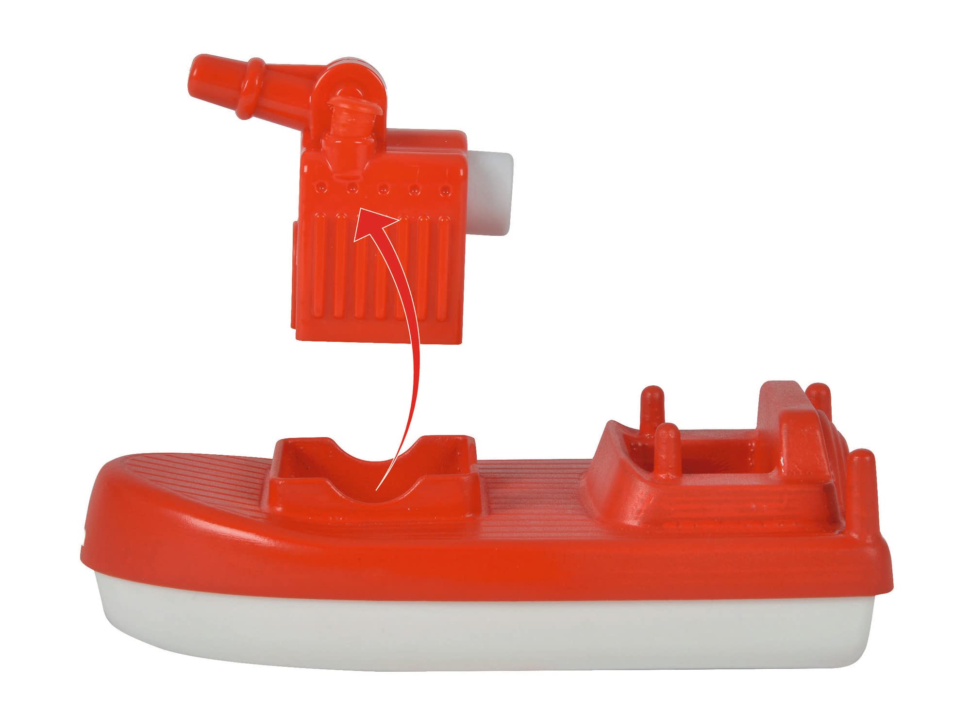 AquaPlay - LockBox - Wasserbahn als Transportkoffer mit 27 Teilen & FireBoat - Zubehör Wasserbahnen oder für die Badewanne