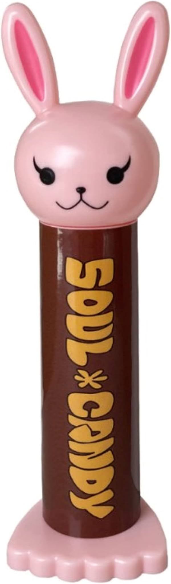 Dispensador de Soul Candy Bleach - Un (1) dispensador coleccionable Chappy - Caramelos artificiales de alma sabor fresa - 5.75 pulgadas de alto