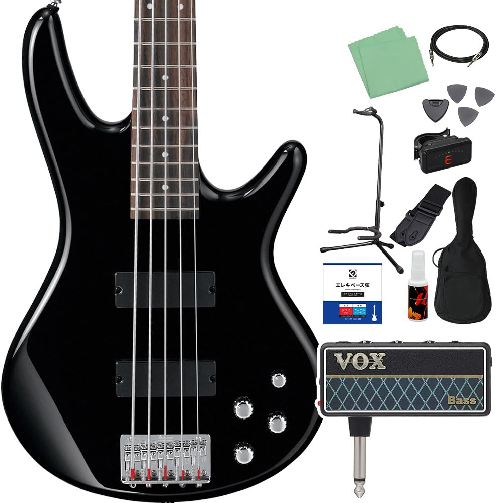 Amazon | Gio Ibanez GSR205 BK 5弦ベース初心者12点セット