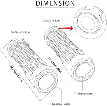 KSHSAA Grips For Yama&ha XJR1200 XJR1300 Racer XV1700 XV1900 Motorcycle Handlebar Hand Grips Anti Skid Handle Bar Cap Ends Plug CNC Aluminum (Color : Blue
