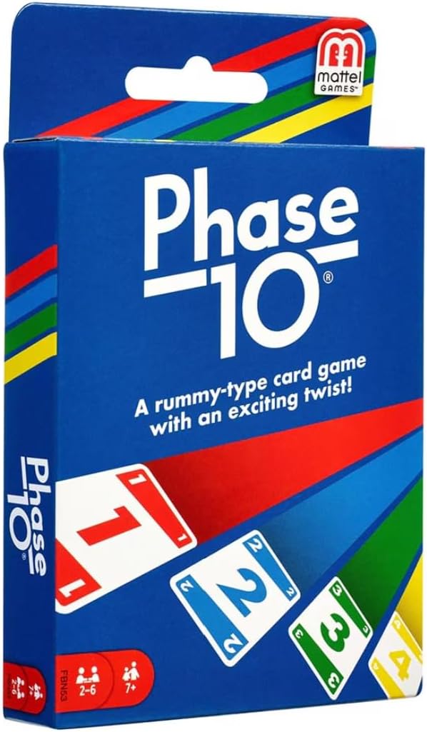 Apex52 Phase10-A Rummy Type Card Game with a challenging and exciting Twist for Age 7+ | Players=2-6, Pack of 1.