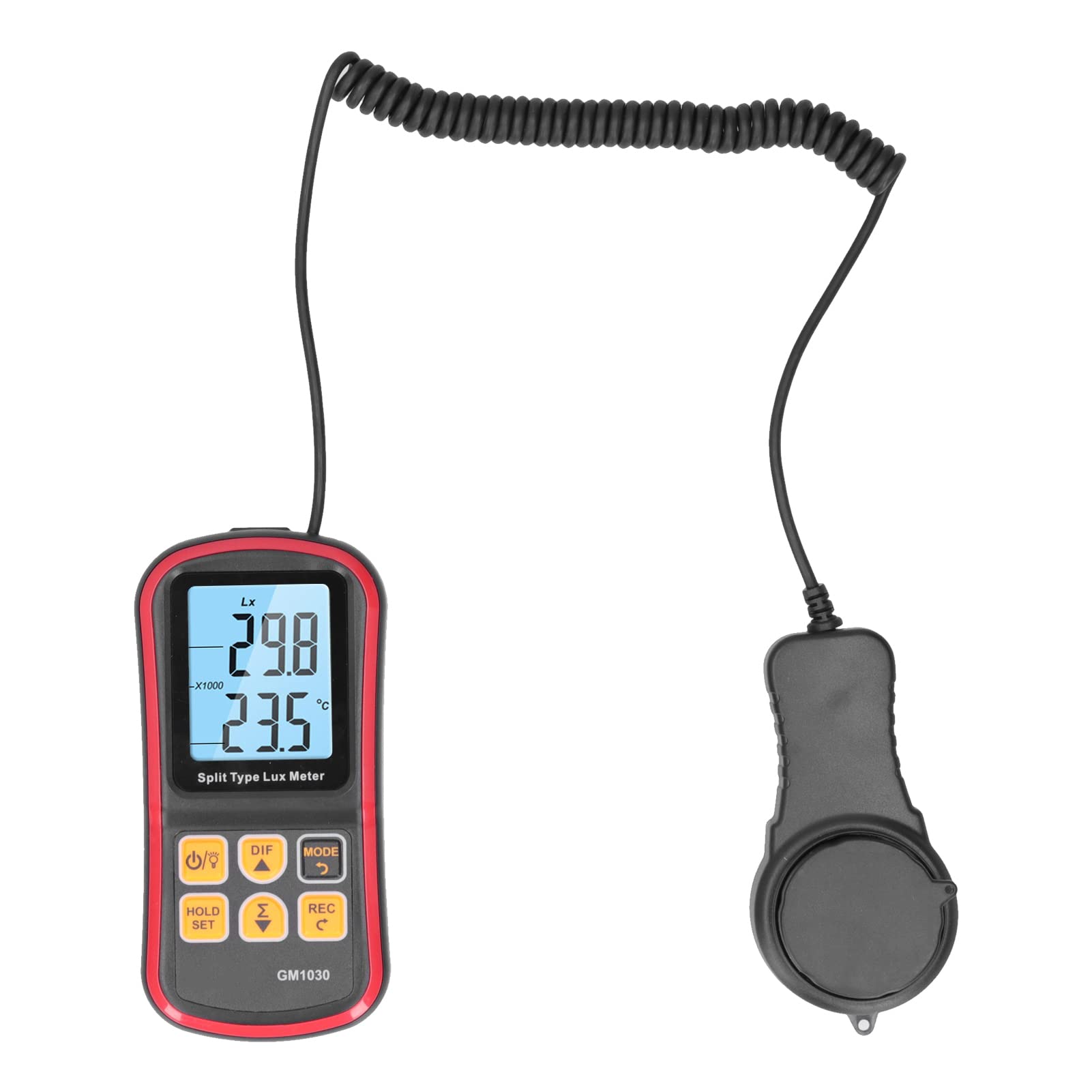 BENETECH Illuminamentometro Multifunzione con Funzione di Memoria, Strumento di Misurazione della Luce Leggero e Portatile, Fotodiodo Al Silicio, 745g
