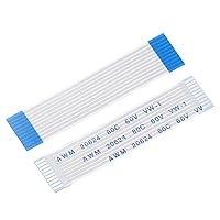 Vista 55 de uxcell Cable plano flexible, 30 mm, 1 mm de distancia entre conductores, 4 pines, cables FPC y FFC de cinta flexible para televisor LCD, audio