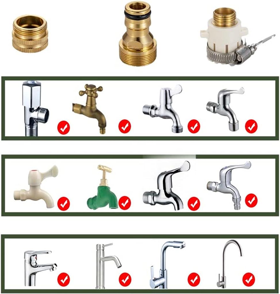 Flexible Expanding Hose 100 FT Expandable Garden Hose 2025 Model - 3/4  Brass Fittings With 10 Pattern Spray Nozzle Water Hose 25Ft-100Ft Garden Hoses Pipe Upgraded Double Latex Retractable Hig