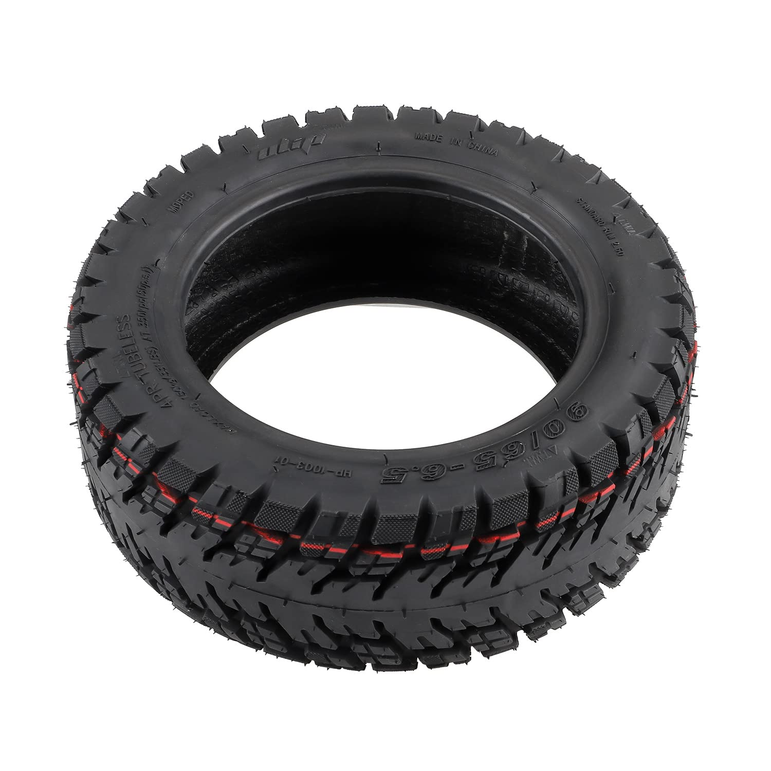 Pneu sans chambre à air 90/65-6,5 avec double épaisseur pour trottinette électrique Zero 11X/Speedual Plus/Dualtron Ultra/Kaabo