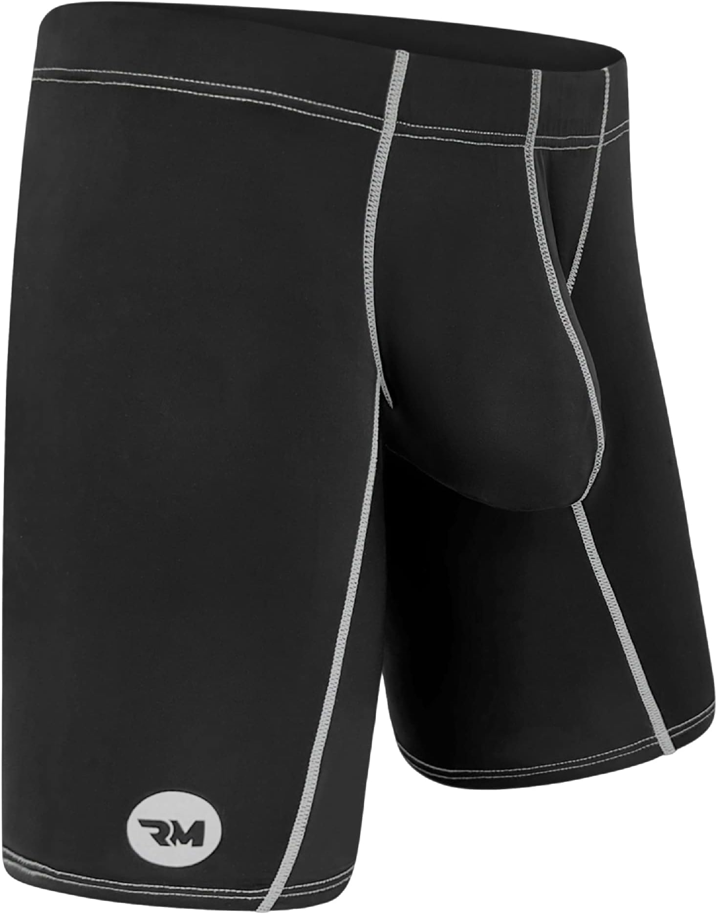 RM Real MenReal Men Athletic Underwear with Support Pouch - 1 or 4 Pack 9in Nylon Briefs - ABCD Pouch - XS-5XL