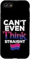 Vista 13 de iPhone 14 Pro Max Can't Even Think Straight LGBTQ Bisexual Flag Gay Pride Bi Case