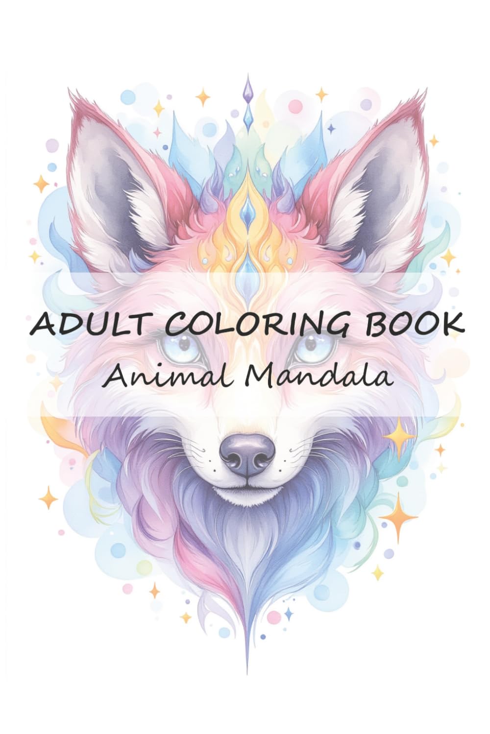 Adult Coloring Book Animal Mandala