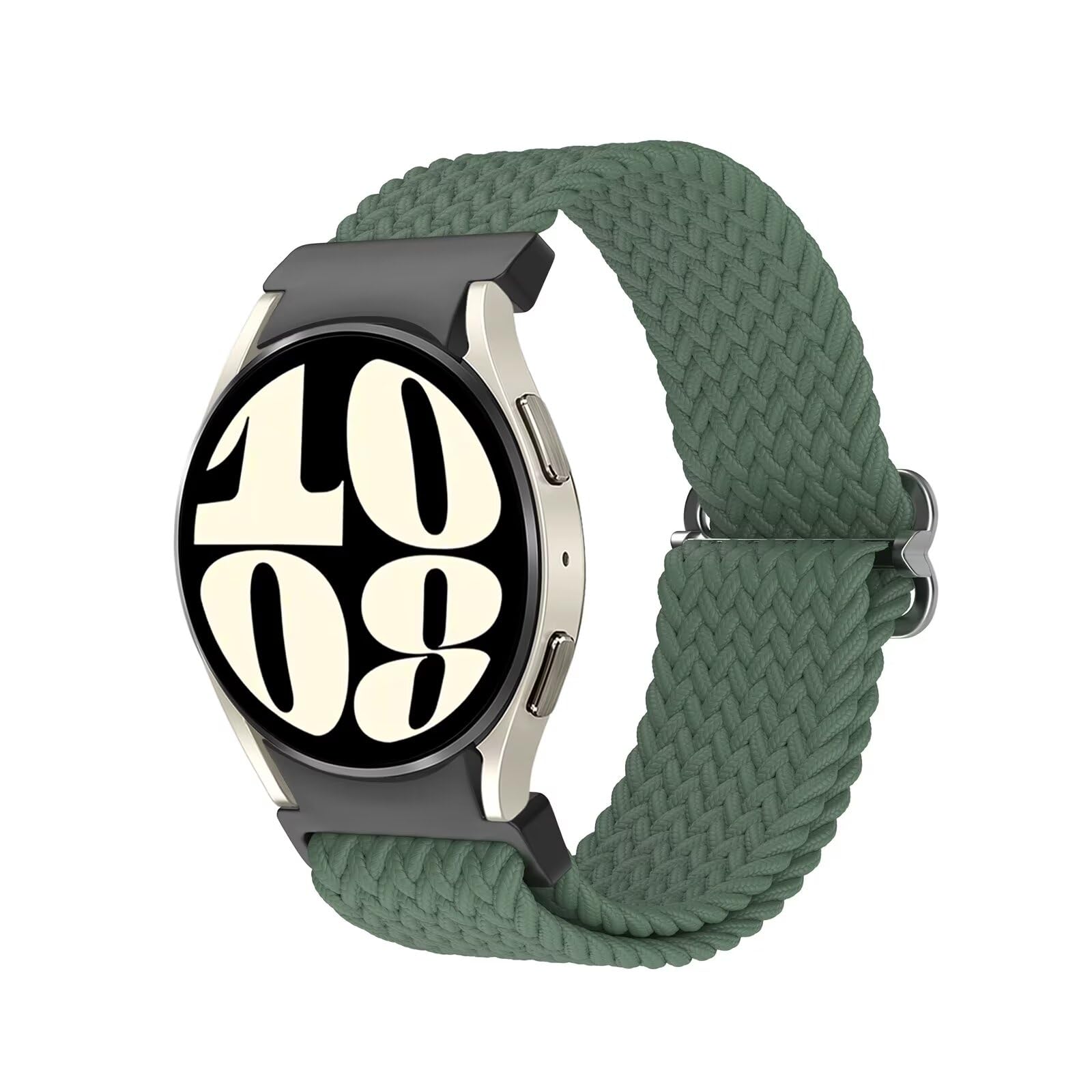 VEMIGON 20Mm Sport Solo Loop Compatible With Samsung Galaxy Watch 7 6 4 5 Band 40Mm 44Mm/Galaxy Watch 6 4 Classic Bands 47Mm 43Mm 42Mm 46Mm, Elastic Nylon Braided Strap (Olive Green) (B0CN4N4DDS) Amazon Price History, Amazon Price Tracker