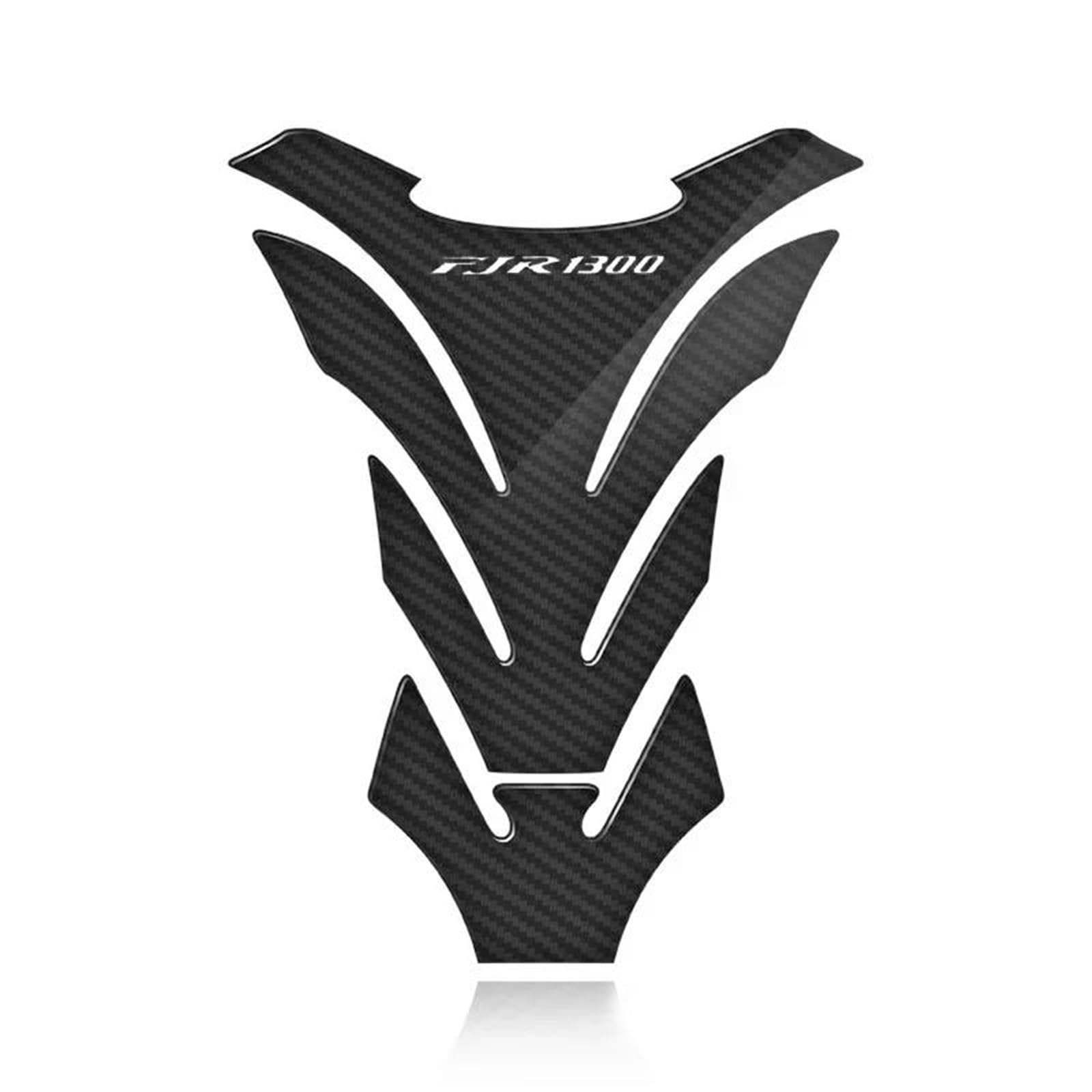 Jganrf Multi-Colored 6 3D Carbon Fiber Motorcycle Fuel Tank Pad Cover Protector Decal Stickers For Fjr 1300 Fjr1300
