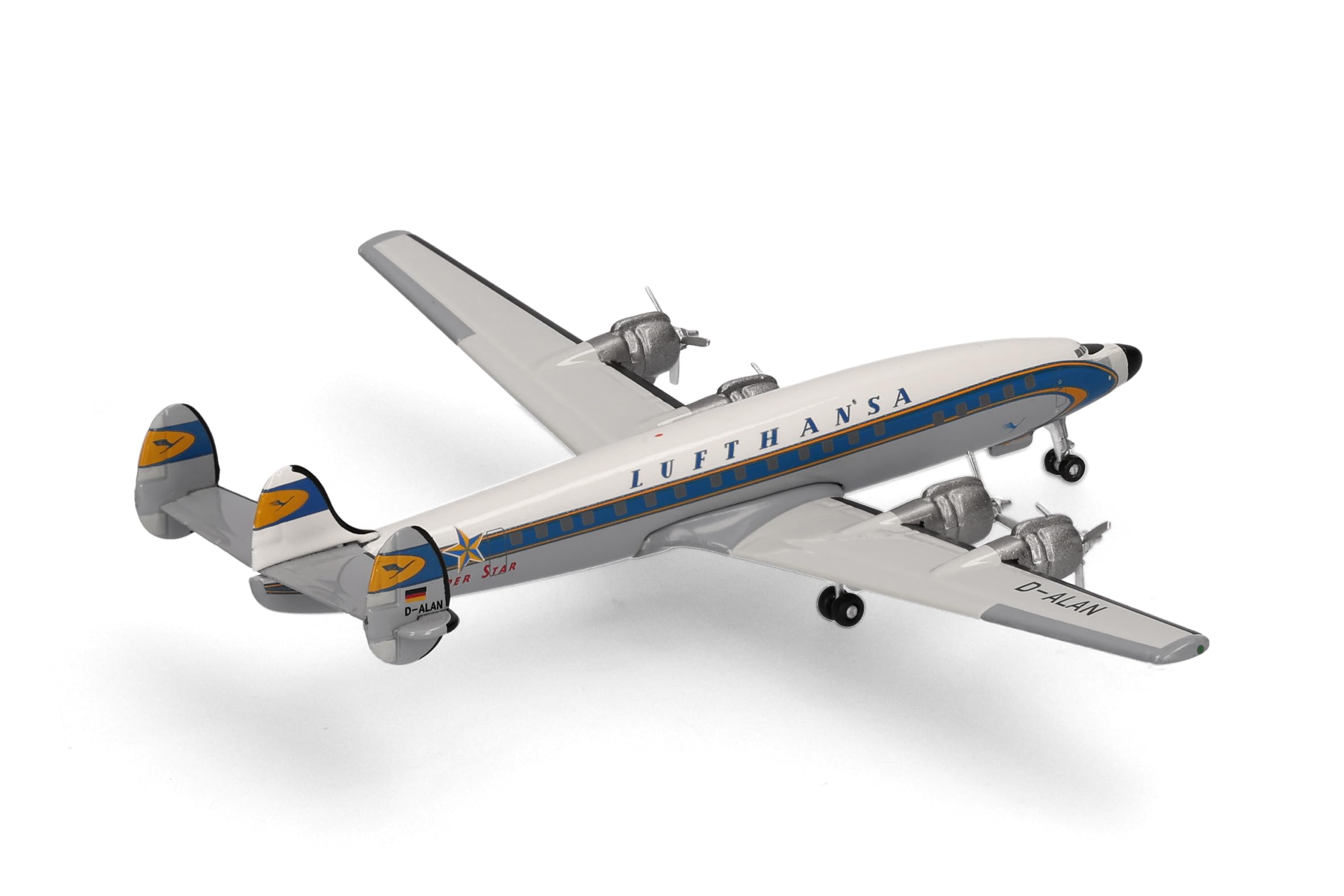 Herpa Lockheed L-1649A, modellino di aereo Lufthansa Super Star