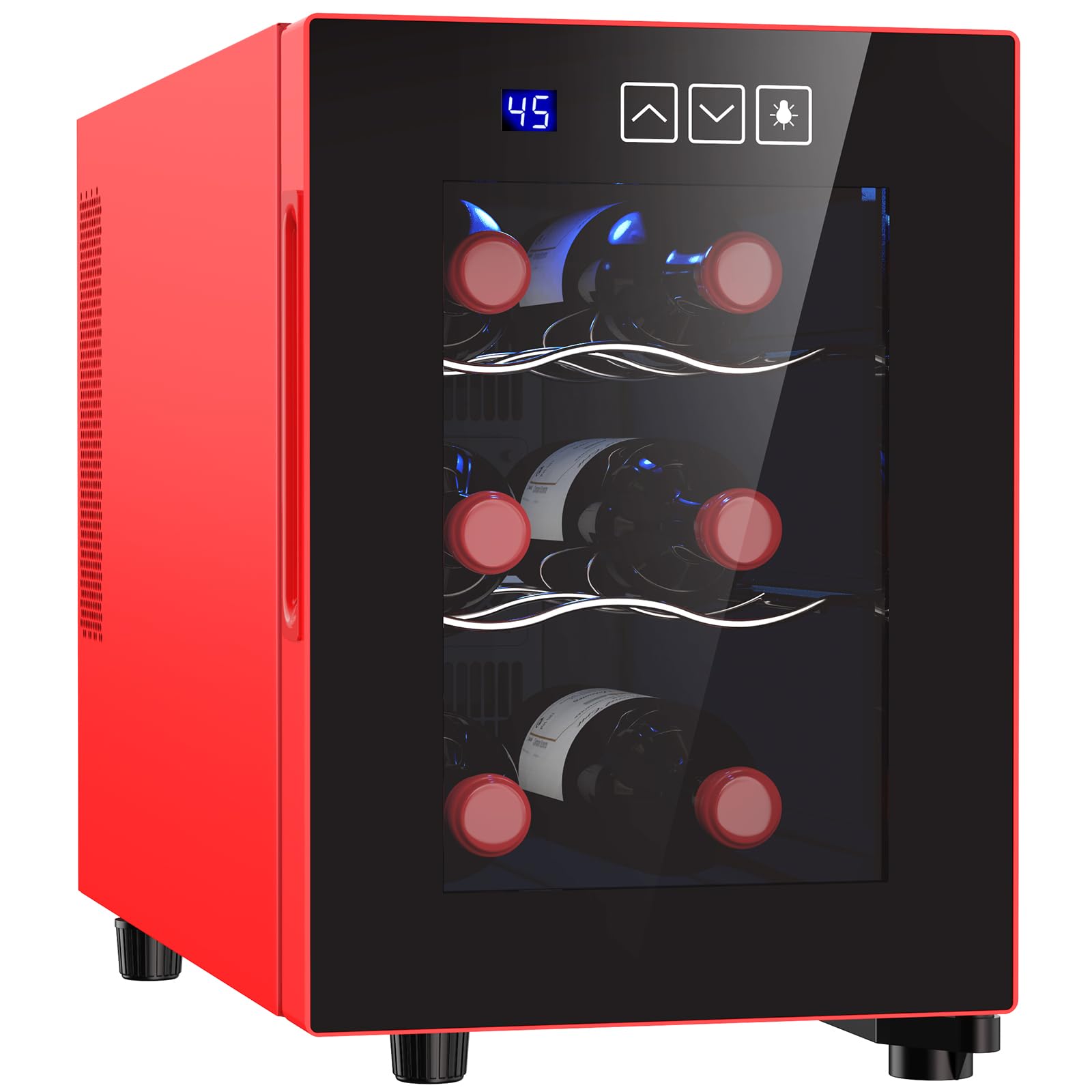 Mojgar 4457446-5 0.6 cu ft Wine Cooler Red