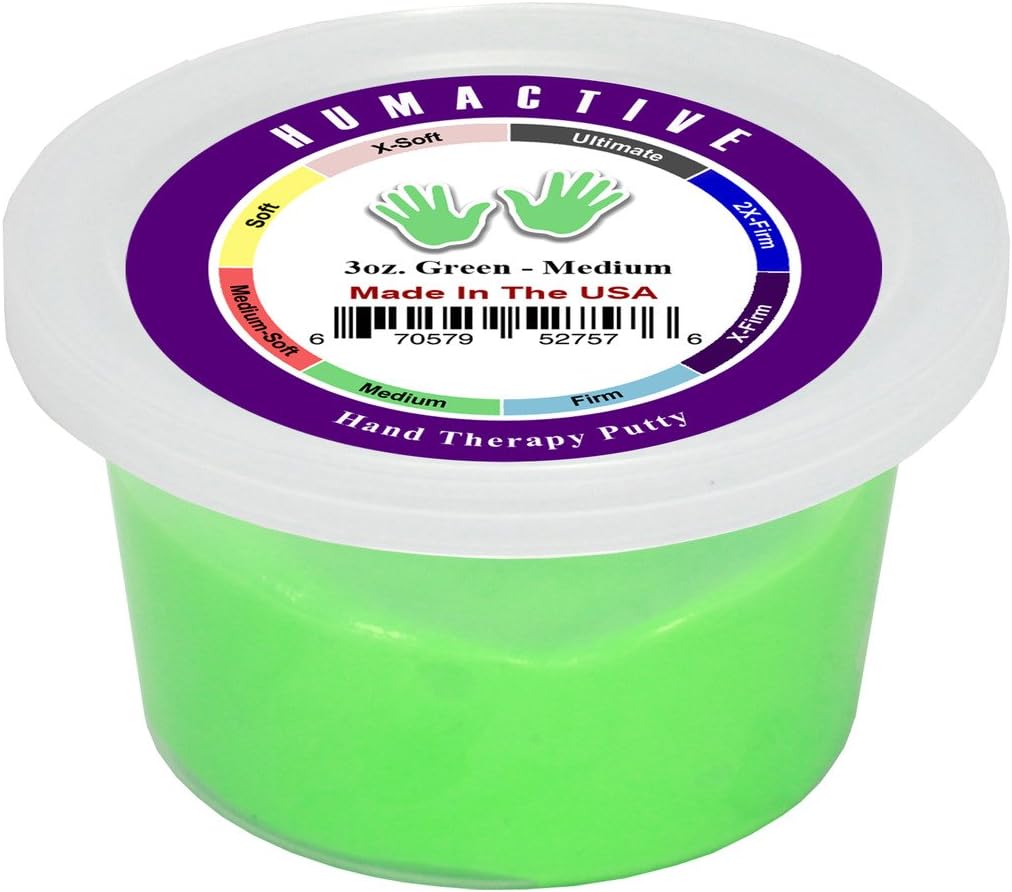 Hand Therapy Putty - Physcial, Occupational Therapy, and Strength Training - 3 oz, 5-Pack