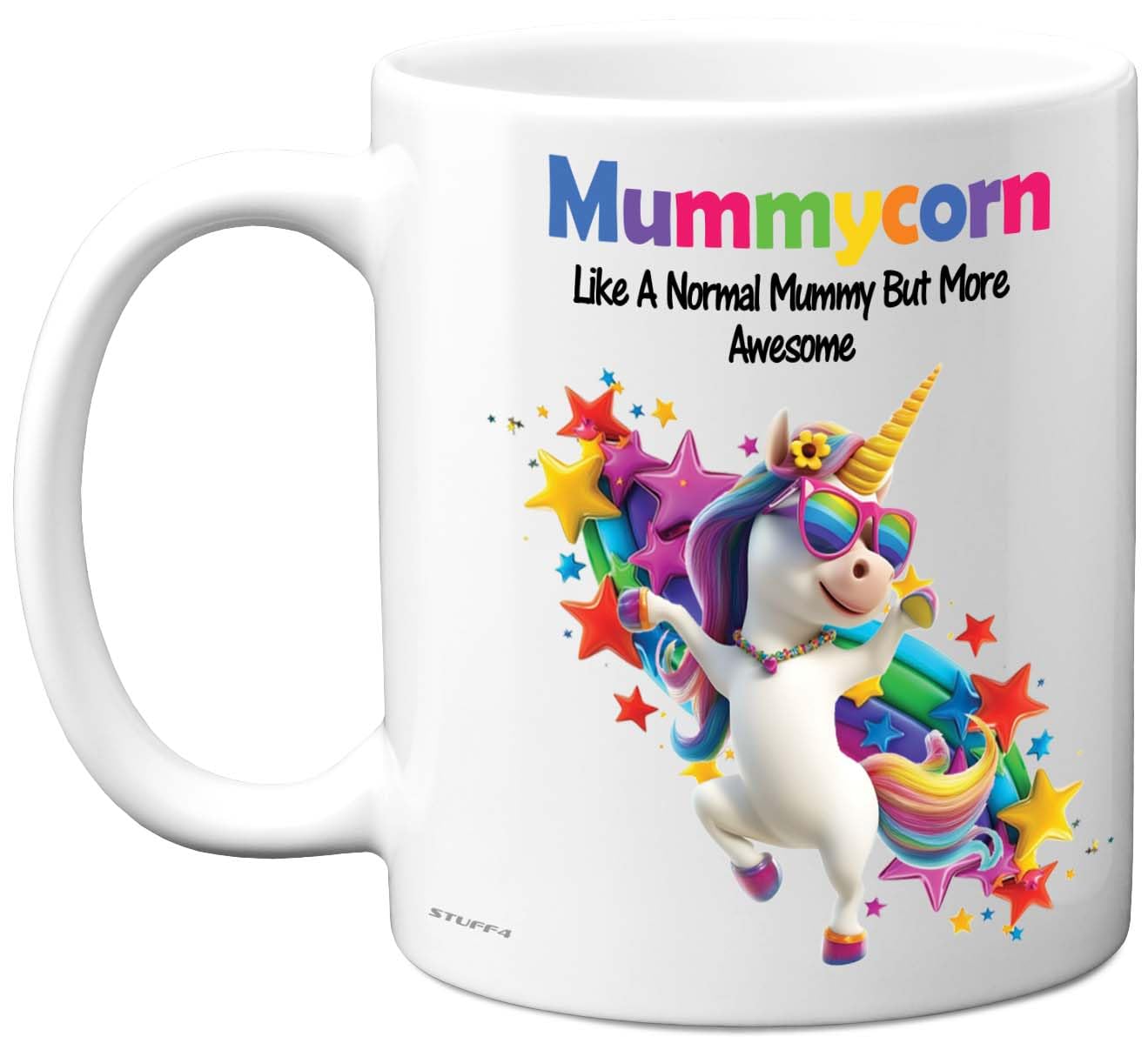 Stuff4 Mummy Gifts - Mummycorn Mug - Happy Birthday Gifts for Mummy from Son Daughter, Unicorn Mother's Day Presents, 11oz Ceramic Dishwasher Safe Premium Mugs